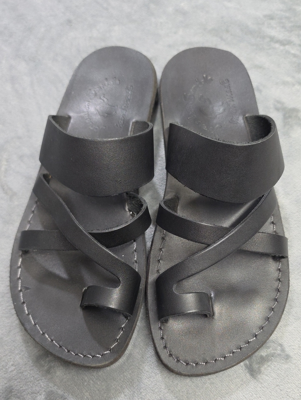 Classic Black Multi-Strap Women’s Slide Sandals